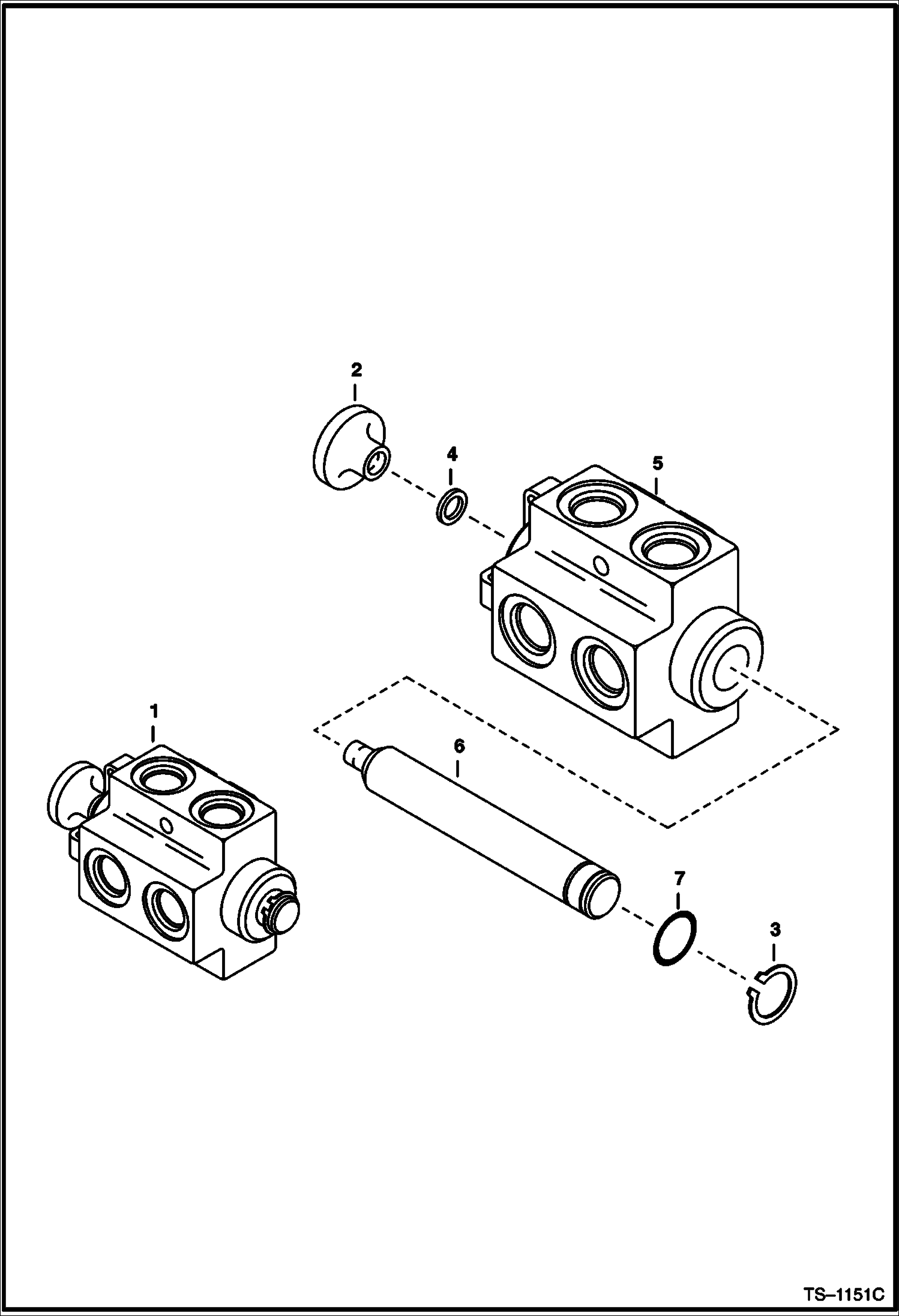 Схема запчастей Bobcat TRENCHERS - TRENCHER (Valve) (LT405) Loader