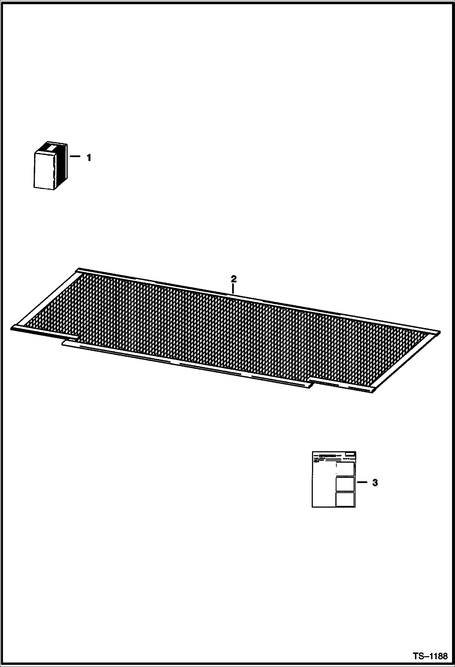 Схема запчастей Bobcat S-Series - RADIATOR SCREEN KIT ACCESSORIES & OPTIONS