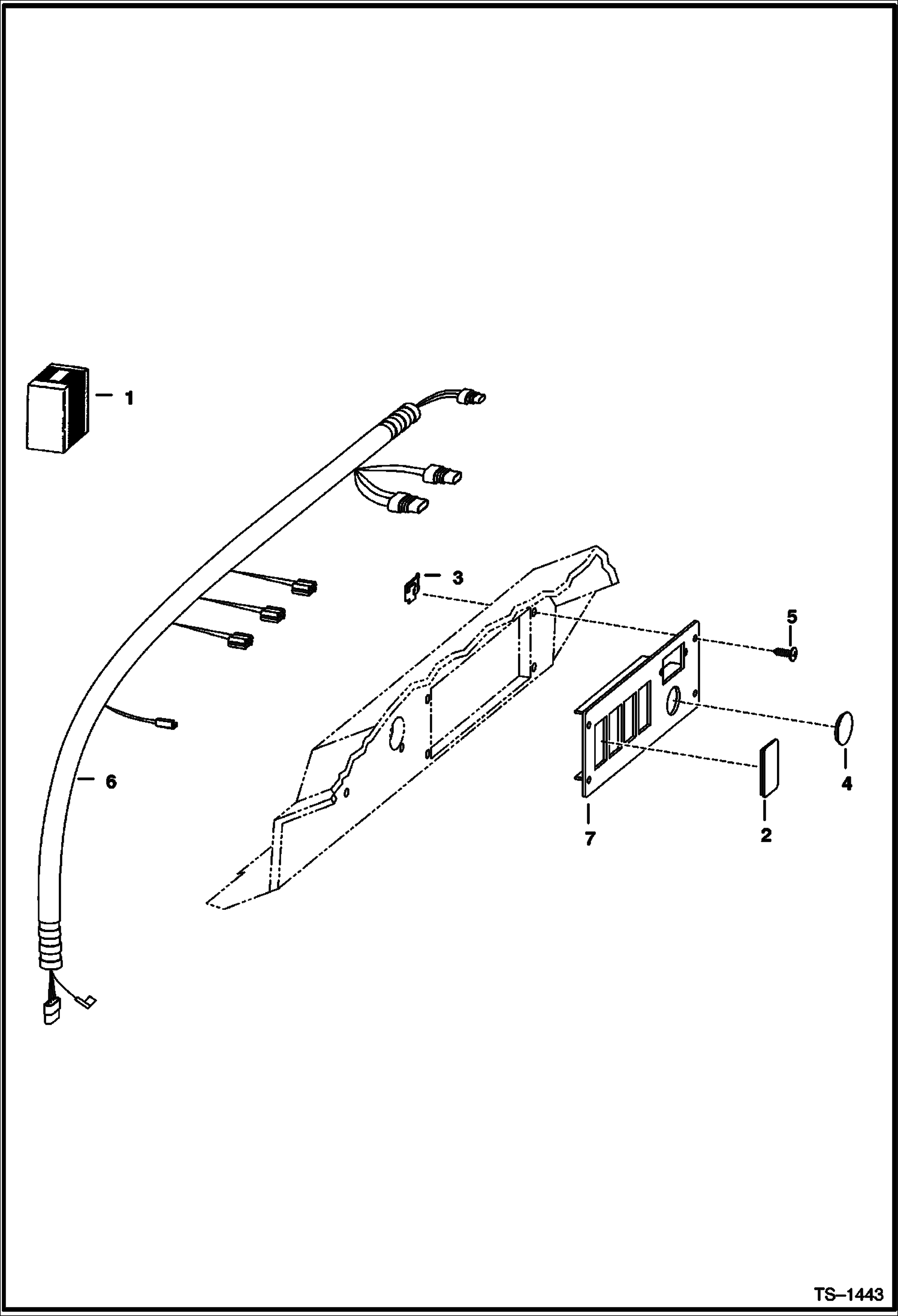 Схема запчастей Bobcat 700s - SIDE CONSOLE KIT ACCESSORIES & OPTIONS