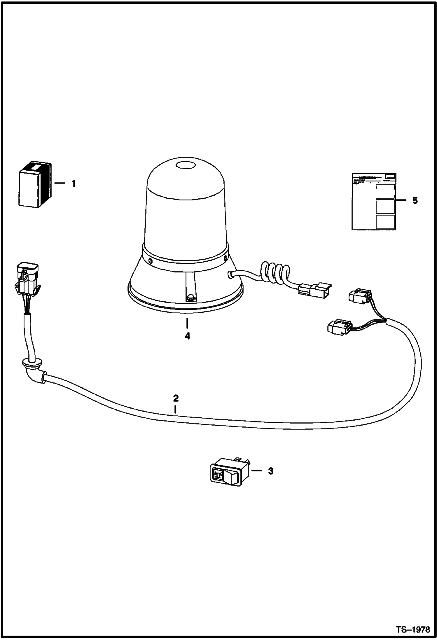 Схема запчастей Bobcat S-Series - BEACON ACCESSORIES & OPTIONS