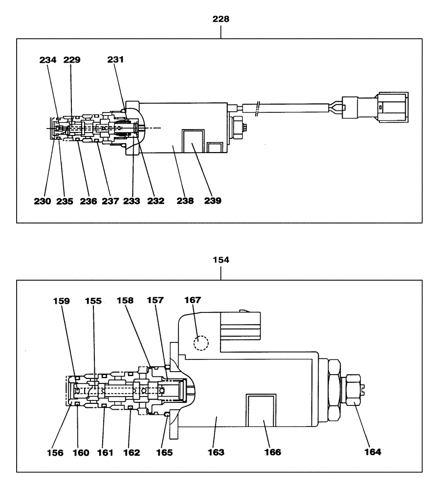 Схема запчастей Case CX130C - (35.106.20[05]) - HIGH PRESSURE PUMP - SOLENOID VALVE (STANDARD) (35) - HYDRAULIC SYSTEMS
