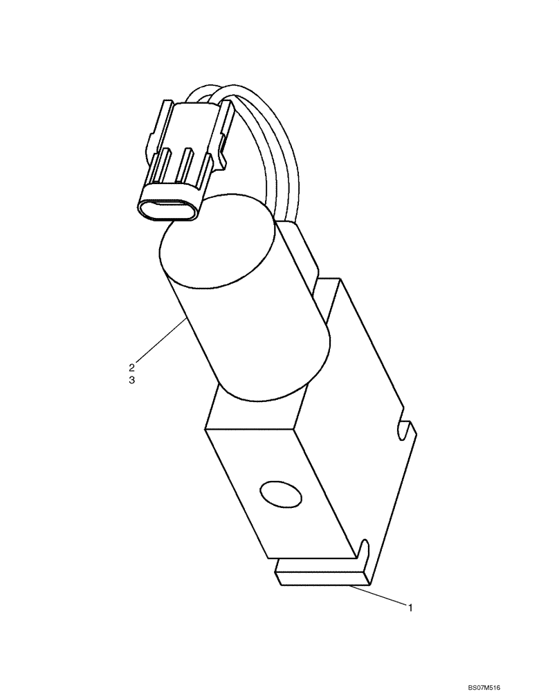 Схема запчастей Case 521F - (35.310.05[01]) - COUPLER LOCKING VALVE ASSEMBLY (35) - HYDRAULIC SYSTEMS