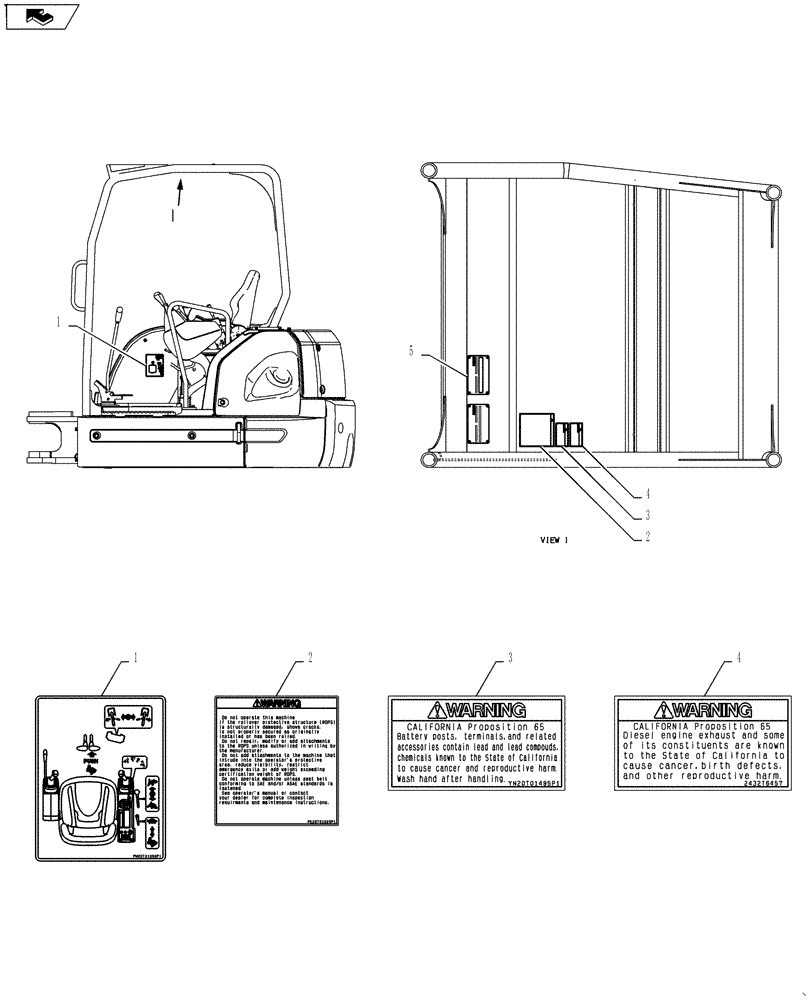 Схема запчастей Case CX55BMSR - (06-009[00]) - NAME PLATE INSTALL (CANOPY) (90) - PLATFORM, CAB, BODYWORK AND DECALS