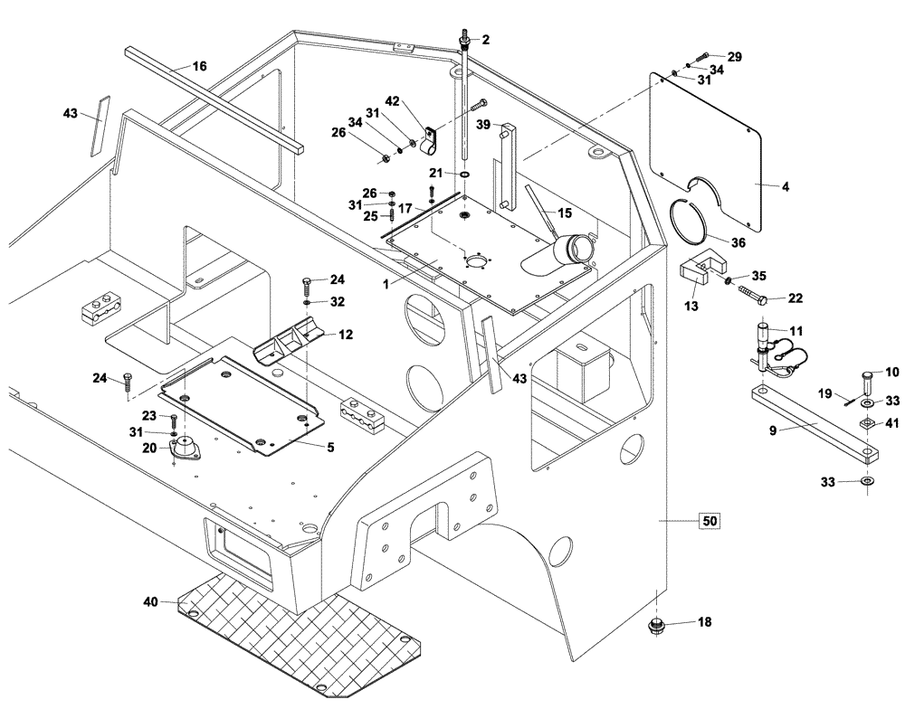 Схема запчастей Case DV201 - (12-170/124[02]) - CHASSIS (12) - Chassis/Attachments