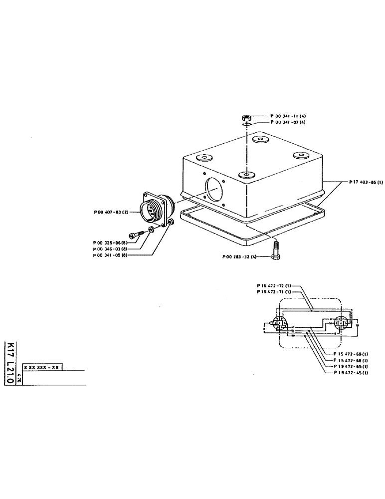 Схема запчастей Case 160CL - (80) - NO DESCRIPTION PROVIDED (07) - HYDRAULIC SYSTEM