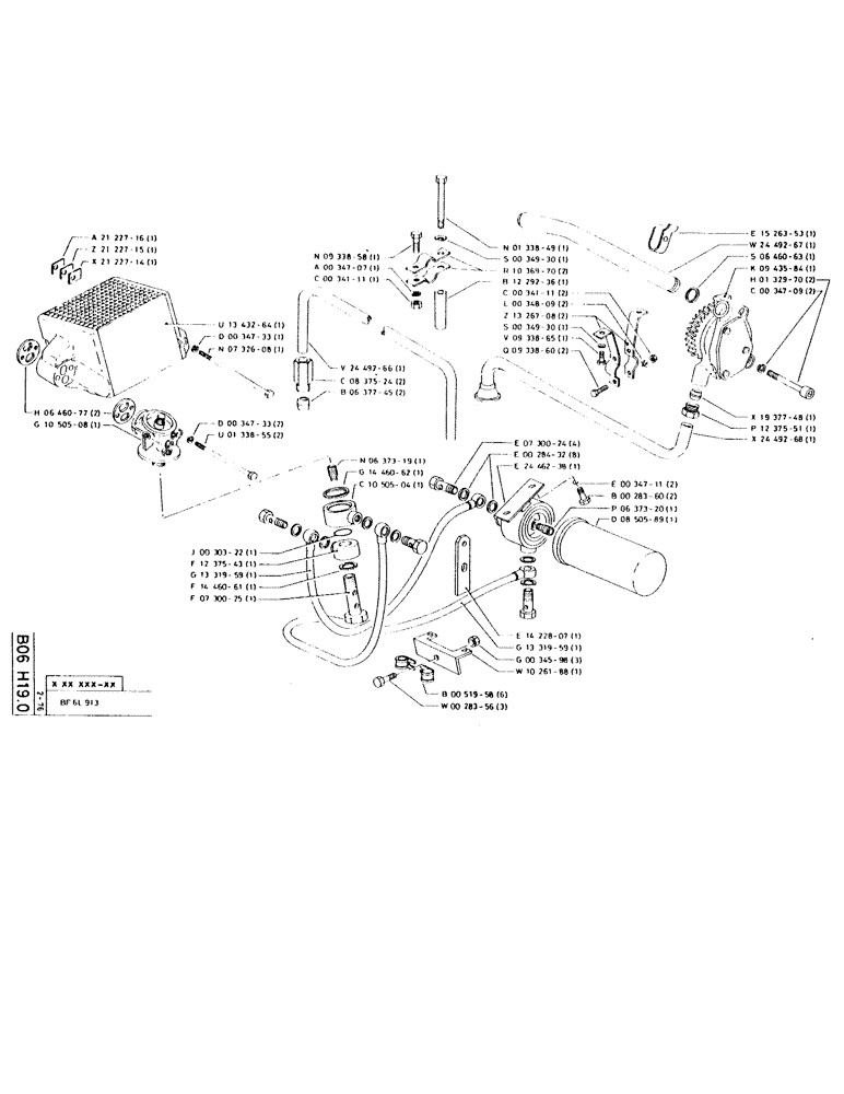 Схема запчастей Case 115CL - (033) - NO DESCRIPTION PROVIDED 