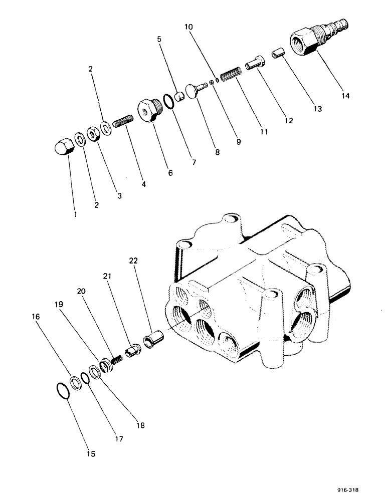 Схема запчастей Case 580F - (173A) - LOADER SECONDARY RELIEF (35) - HYDRAULIC SYSTEMS