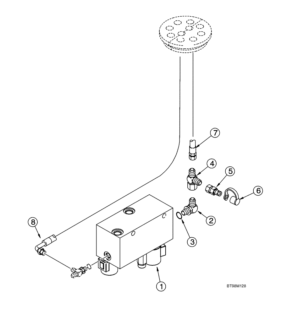 Схема запчастей Case 921C - (08-34) - HYDRAULICS - LOADER CONTROL, REMOTE (Dec 3 2009 2:14PM) (08) - HYDRAULICS