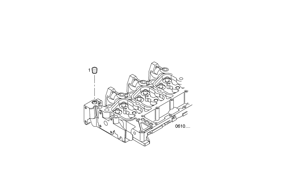 Схема запчастей Case F4GE9454K J604 - (3252.008) - BLEEDER TUBING 