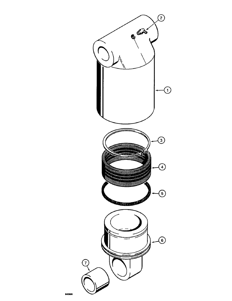 Схема запчастей Case 1187 - (272) - LEVELER CYLINDER (07) - HYDRAULIC SYSTEM
