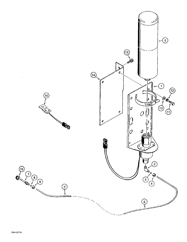 Схема запчастей Case 9045B - (4-30) - COLD WEATHER STARTING SYSTEM (04) - ELECTRICAL SYSTEMS