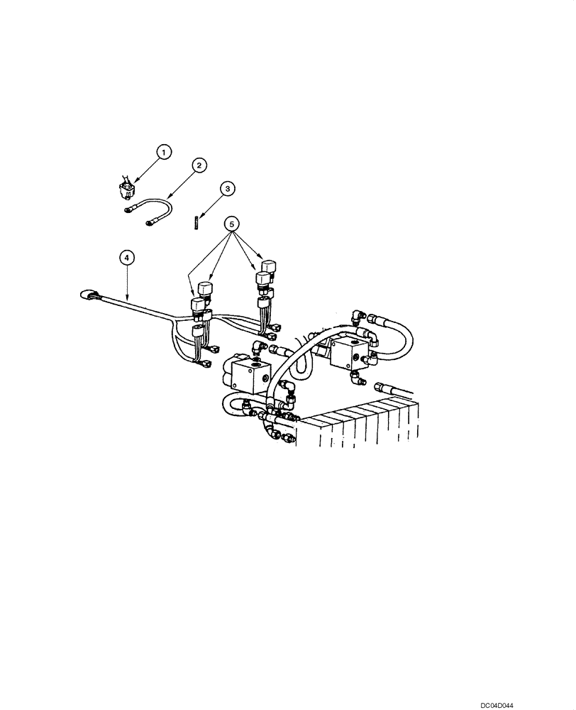 Схема запчастей Case 885 - (04.30[00]) - SCARIFIER AND RIPPER ELECTRICAL SYSTEM (04) - ELECTRICAL SYSTEMS