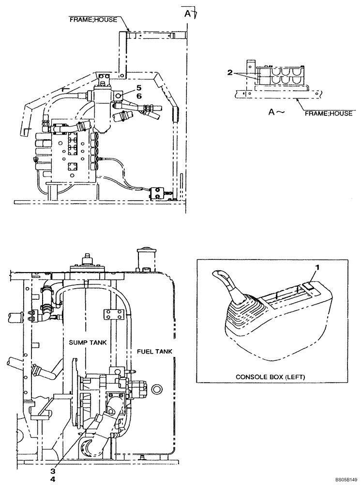 Схема запчастей Case CX225SR - (08-44) - PLUG - BREAKER & CRUSHER, BREAKER & HBCV (08) - HYDRAULICS