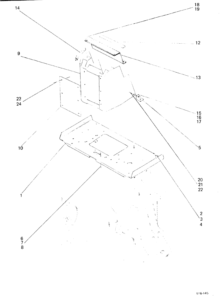 Схема запчастей Case 580F - (370) - AXIAL BACKHOE CONTROL TOWER, FOR SUEDISH (84) - BOOMS, DIPPERS & BUCKETS