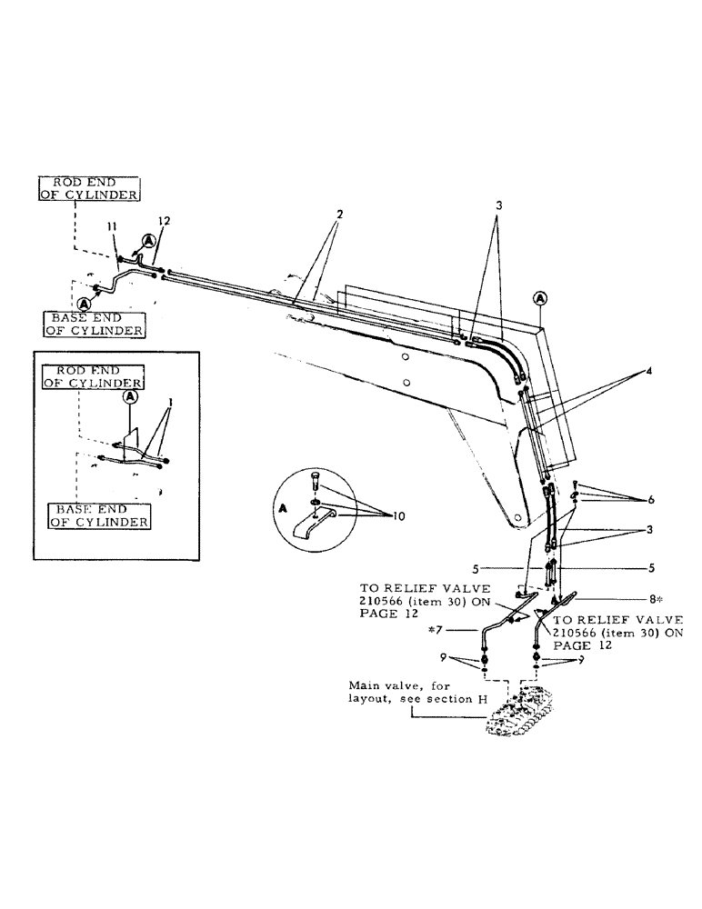 Схема запчастей Case 30YC - (G09) - VALVE TO TOOL CYLINDER AND RETURN FOR "E" BOOM (07) - HYDRAULIC SYSTEM
