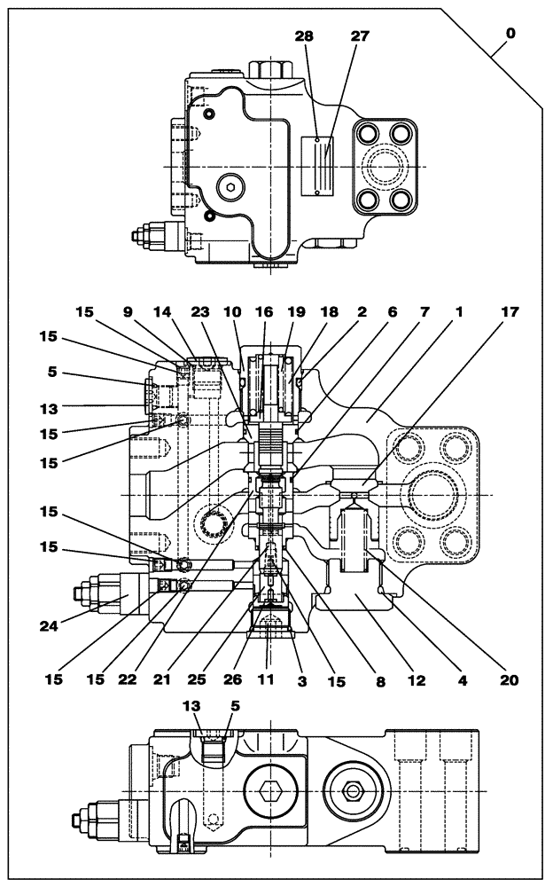 Схема запчастей Case CX300C - (08-400-00[01]) - SAFETY VALVE - BOOM CYLINDER (08) - HYDRAULICS