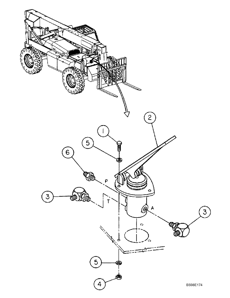 Схема запчастей Case 686G - (7-02) - BRAKE VALVE MOUNTING AND RELATED PARTS (BSN 686G JFE0000706; 686GXR JFE0001848; 688G JFE0003613) (07) - BRAKES