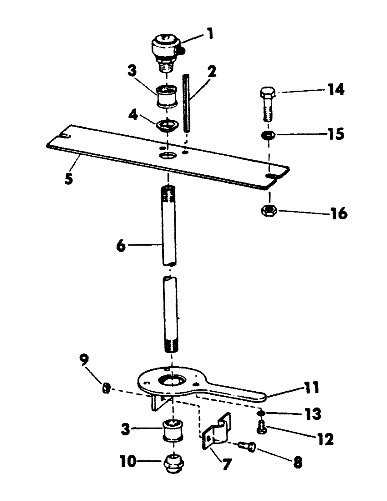 Схема запчастей Case 40BLC - (126) - INNER BRAKE SWIVEL, (TRACK) (04) - UNDERCARRIAGE