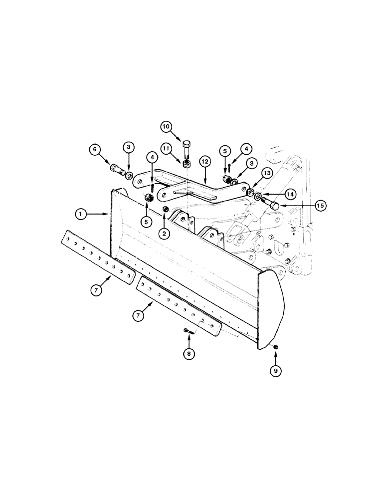 Схема запчастей Case 865 AWD - (09-036[01]) - FRONT BLADE - ASSEMBLY (09) - CHASSIS