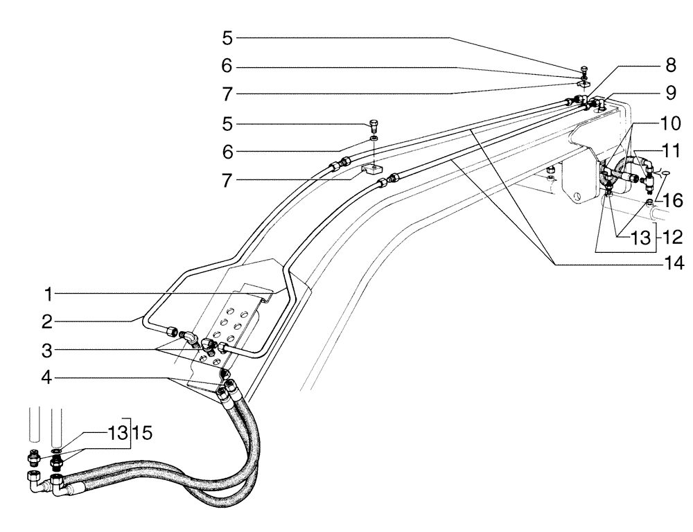 Схема запчастей Case 865B AWD - (08-24[01]) - STEERING HYDRAULIC SYSTEM (08) - HYDRAULICS