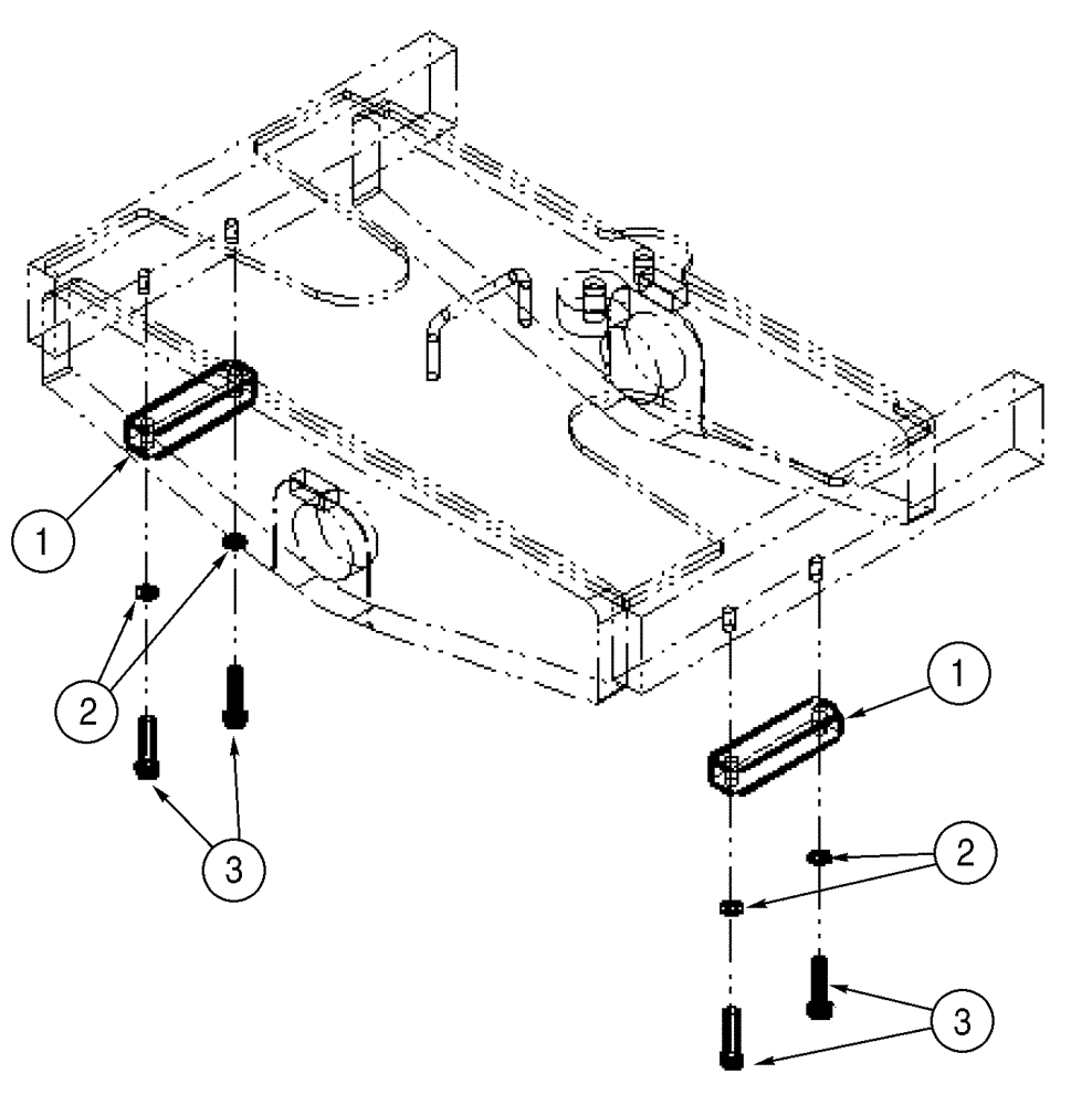 Схема запчастей Case 521D - (06-34) - AXLE, REAR (STOP) (06) - POWER TRAIN