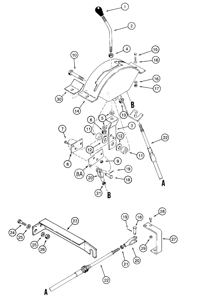 Схема запчастей Case 960 - (09-18) - CONTROLS ATTACHMENT SPEED (09) - CHASSIS