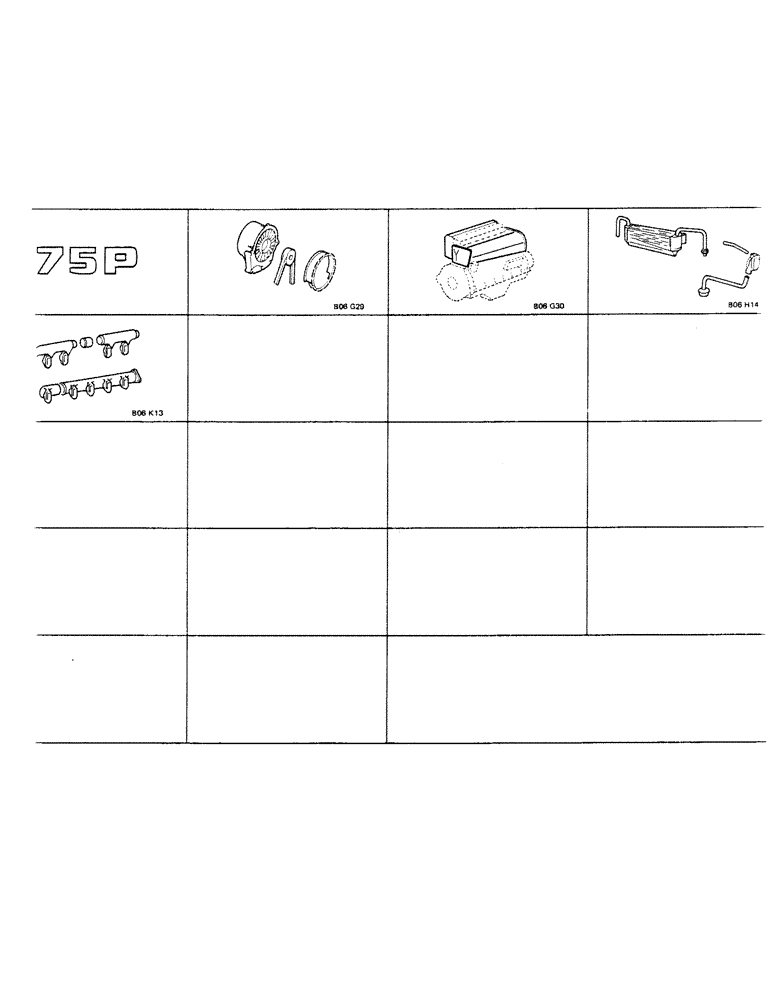 Схема запчастей Case 75P - (0-09) - 75P (00) - PICTORIAL INDEX