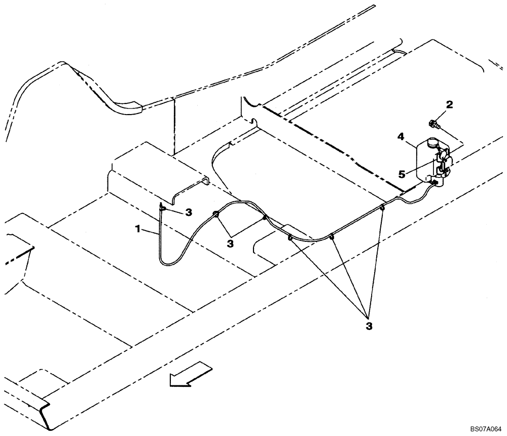 Схема запчастей Case CX160B - (04-16) - WINDSHIELD WASHER (04) - ELECTRICAL SYSTEMS