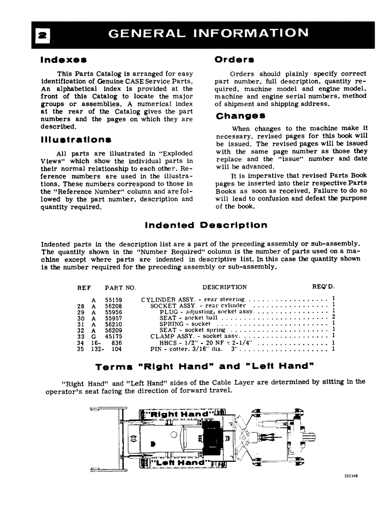 Схема запчастей Case 475 - (002) - GENERAL INFORMATION (05) - SERVICE & MAINTENANCE