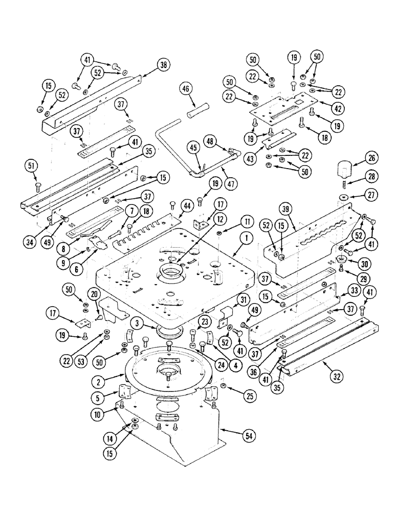 Схема запчастей Case 580SK - (9-144) - DELUXE SUSPENSION SEAT (NS03), NOT FOR PRESTIGE (09) - CHASSIS/ATTACHMENTS