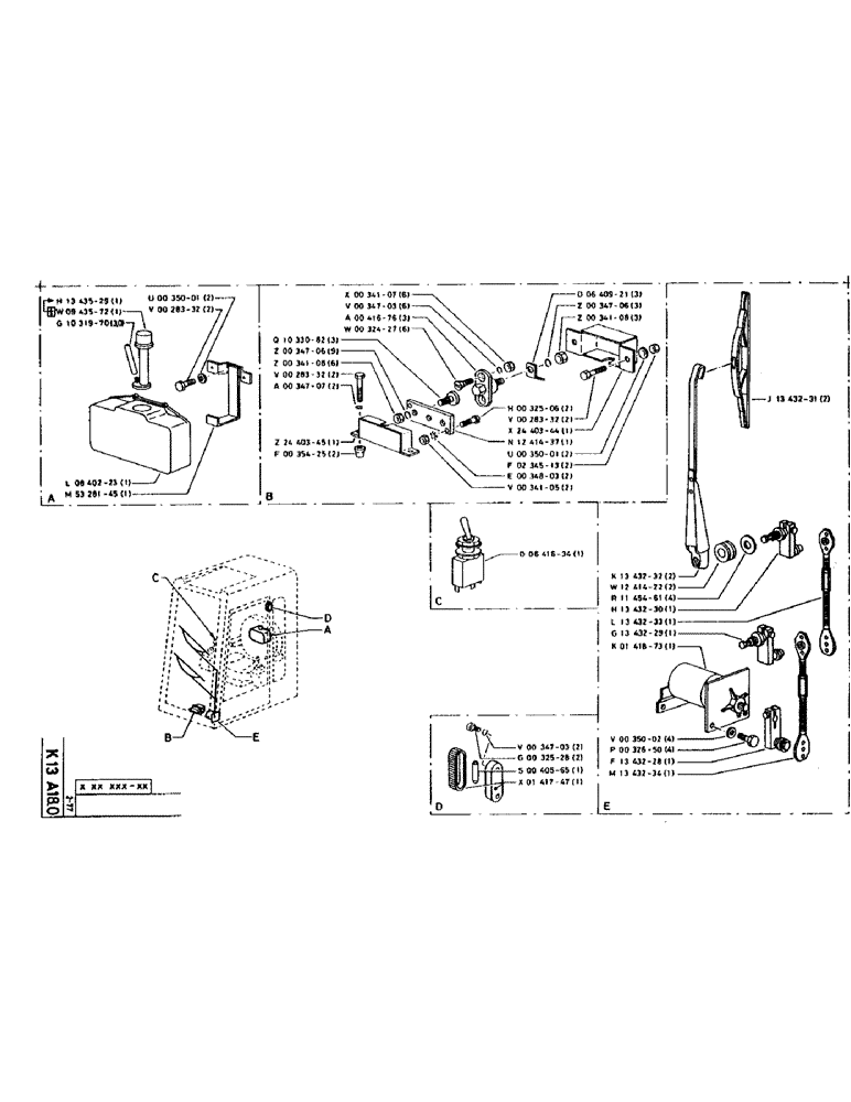Схема запчастей Case 90CL - (135) - No Description Provided (06) - ELECTRICAL SYSTEMS