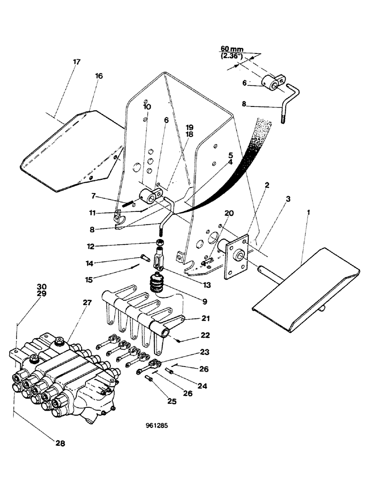 Схема запчастей Case 580G - (374) - SIDESHIFT BACKHOE - EXTENDABLE DIPPER CONTROL - UP TO NO. 3.948.949 (09) - CHASSIS/ATTACHMENTS