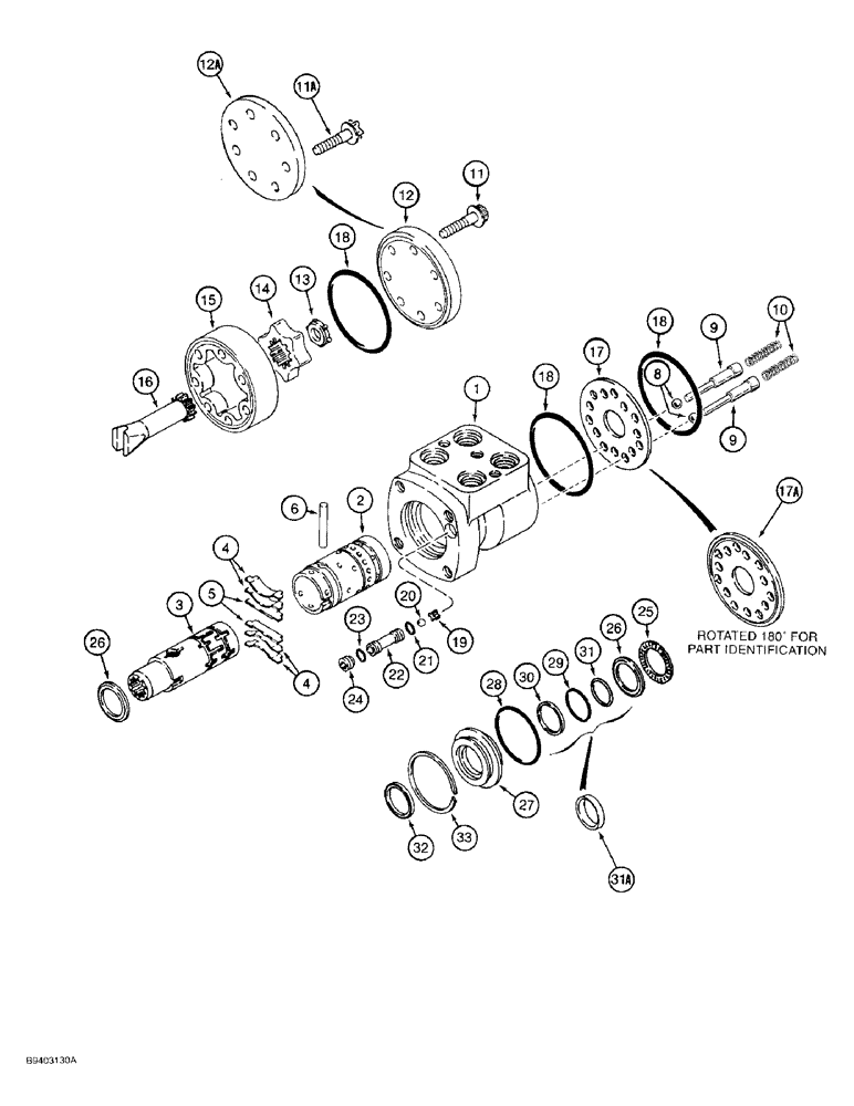 Схема запчастей Case 480F LL - (5-08) - STEERING CONTROL VALVE, EATON CHARLYNN NO. 263-1061-004 (05) - STEERING