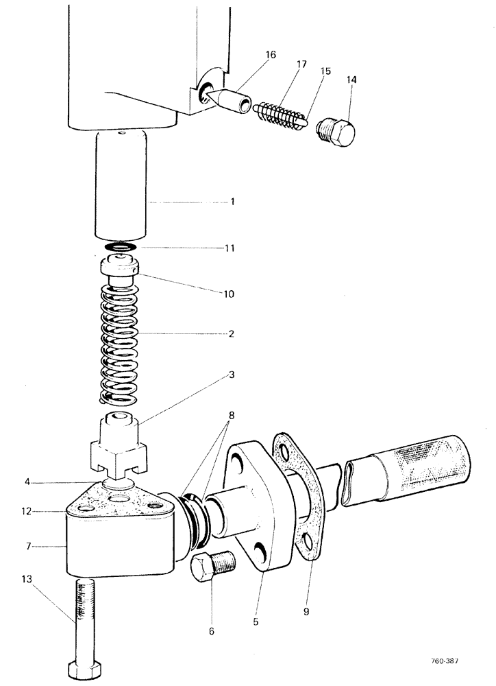 Схема запчастей Case 580F - (088) - GEAR BOX, PUMP AND FILTER (27) - REAR AXLE SYSTEM