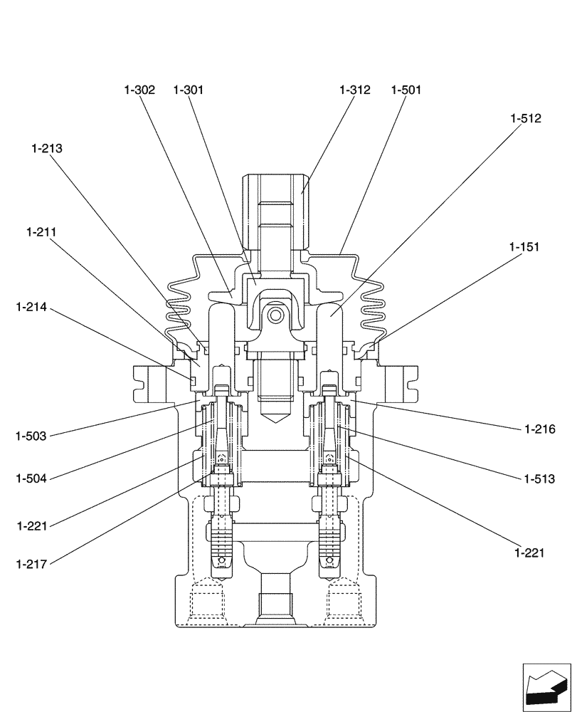 Схема запчастей Case CX50B - (01-025[02]) - VALVE INSTAL (35) - HYDRAULIC SYSTEMS