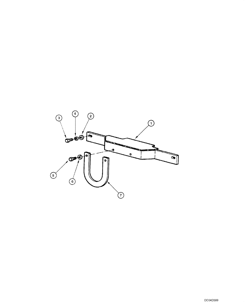 Схема запчастей Case 865 - (09.06[00]) - PROPELLER SHAFT GUARD - ASSEMBLY (09) - CHASSIS