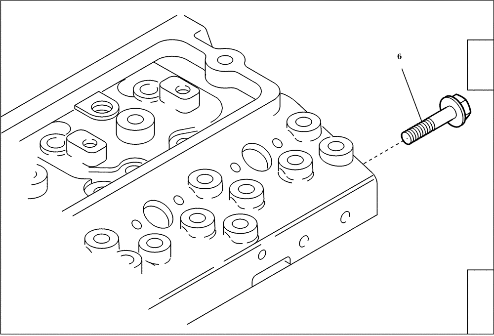 Схема запчастей Case 321D - (95.021[001]) - FASTENING PARTS (S/N 591052-UP) No Description