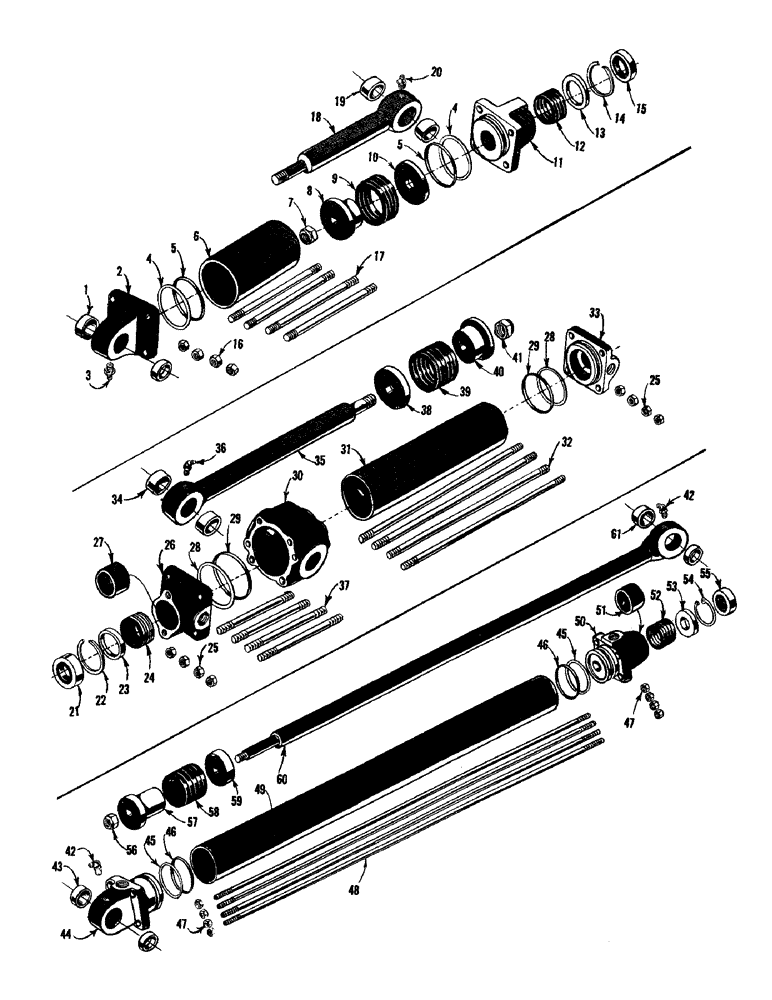 Схема запчастей Case 750 - (120) - HYDRAULIC CYLINDER ASSY (07) - HYDRAULIC SYSTEM