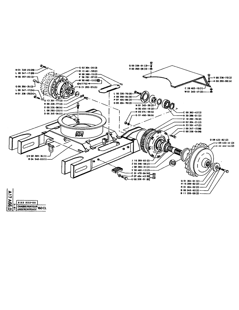 Схема запчастей Case 160CK - (029) - UNDERCARRIAGE (04) - UNDERCARRIAGE
