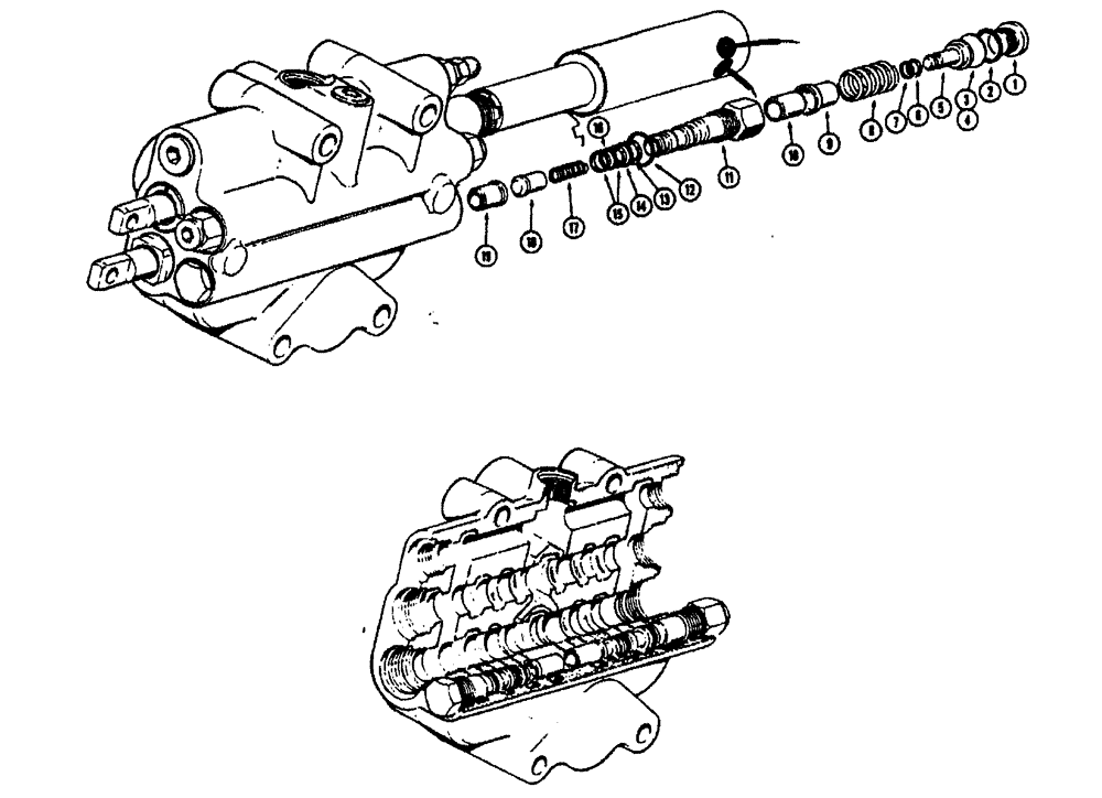 Схема запчастей Case 450 - (240) - L15141 SECONDARY RELIEF VALVE, USED WITH LOADER LIFT SPOOLS (07) - HYDRAULIC SYSTEM