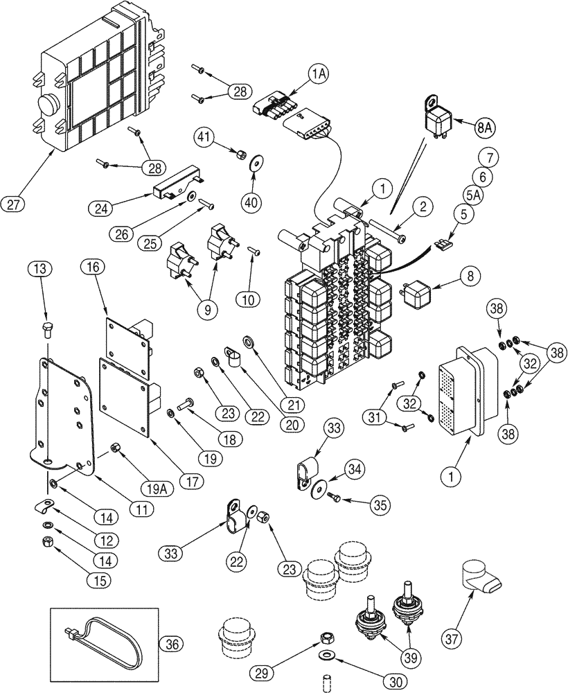 Схема запчастей Case 921C - (04-09) - HARNESS - CAB, MAIN (04) - ELECTRICAL SYSTEMS