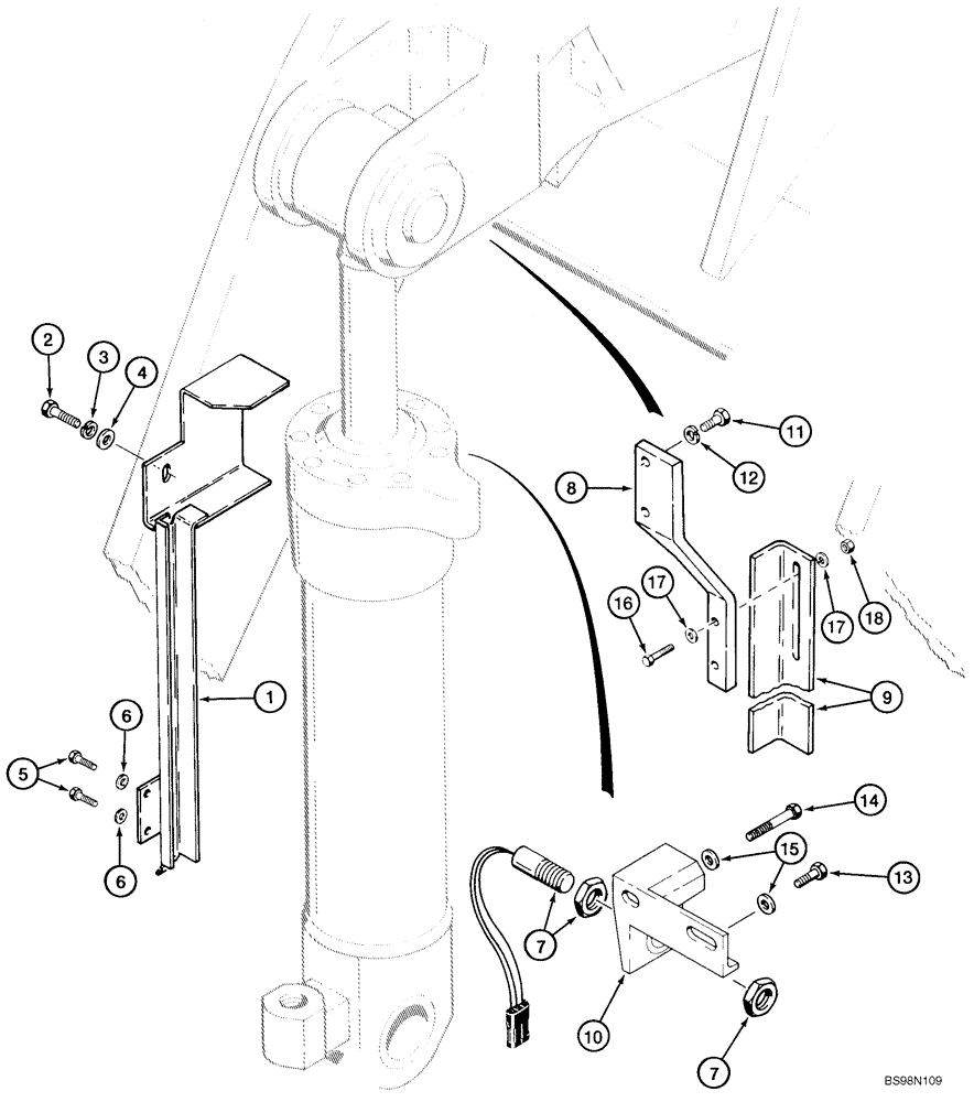 Схема запчастей Case 921C - (09-01) - CONTROL - RETURN-TO-DIG (Mar 11 2010 9:50AM) (09) - CHASSIS