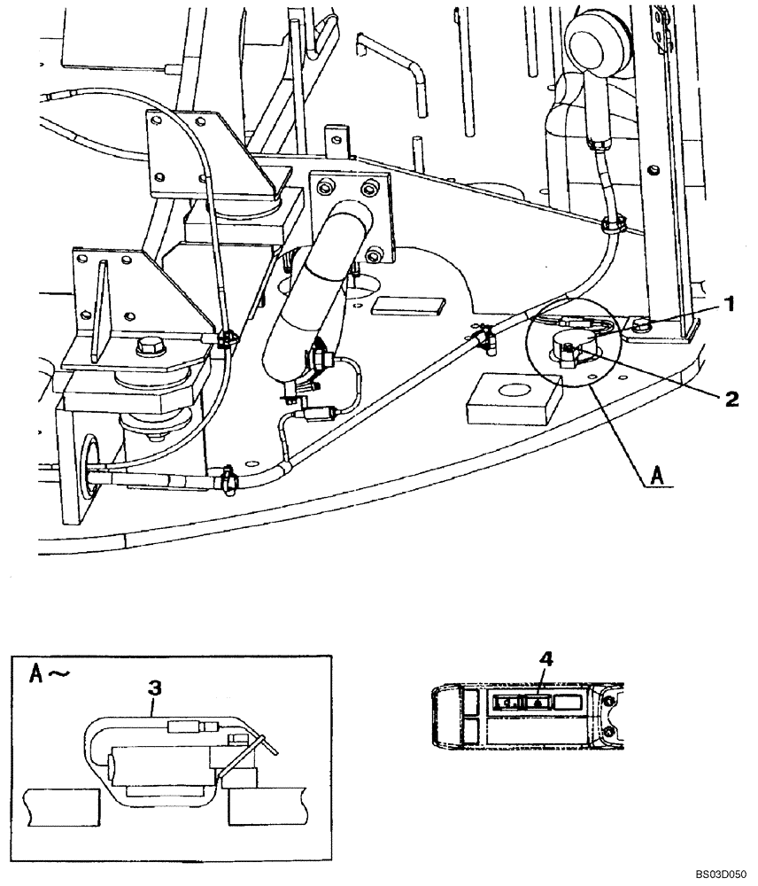 Схема запчастей Case CX80 - (04-12) - TRAVEL ALARM (04) - ELECTRICAL SYSTEMS