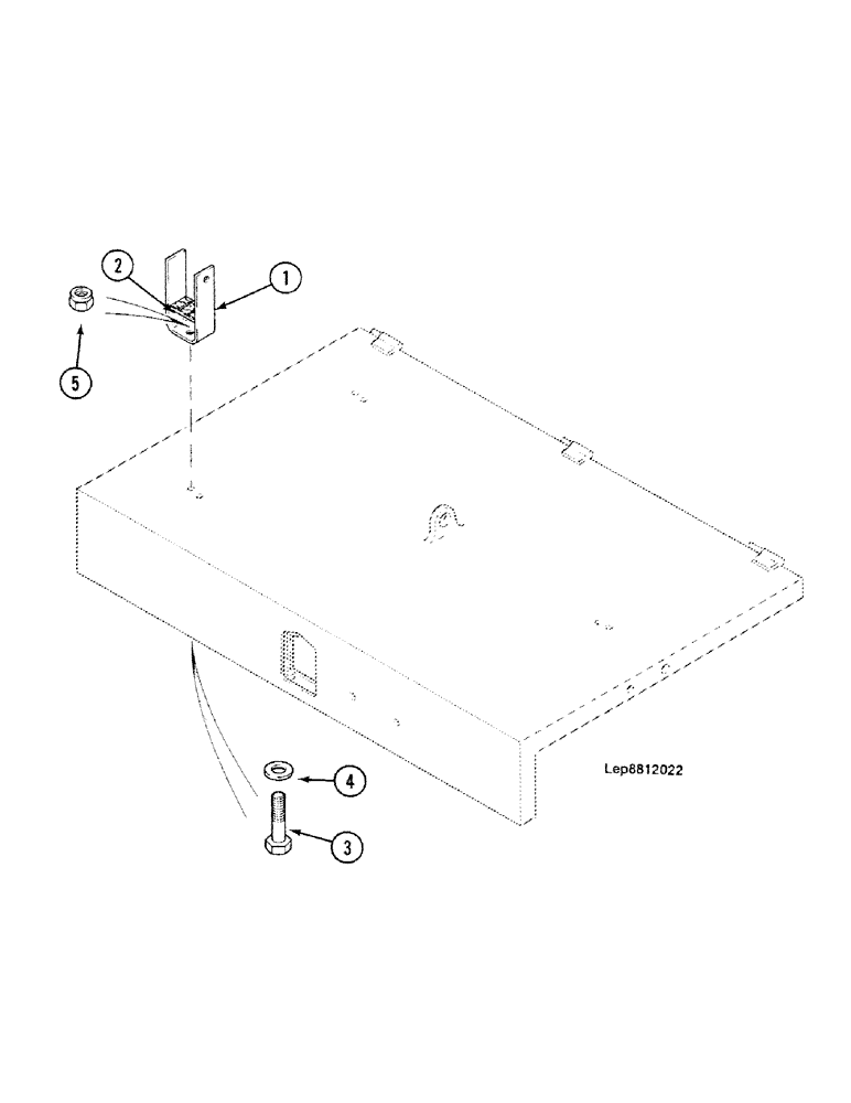 Схема запчастей Case 688C - (9H-16) - LADDER SUPPORT (05.1) - UPPERSTRUCTURE CHASSIS/ATTACHMENTS