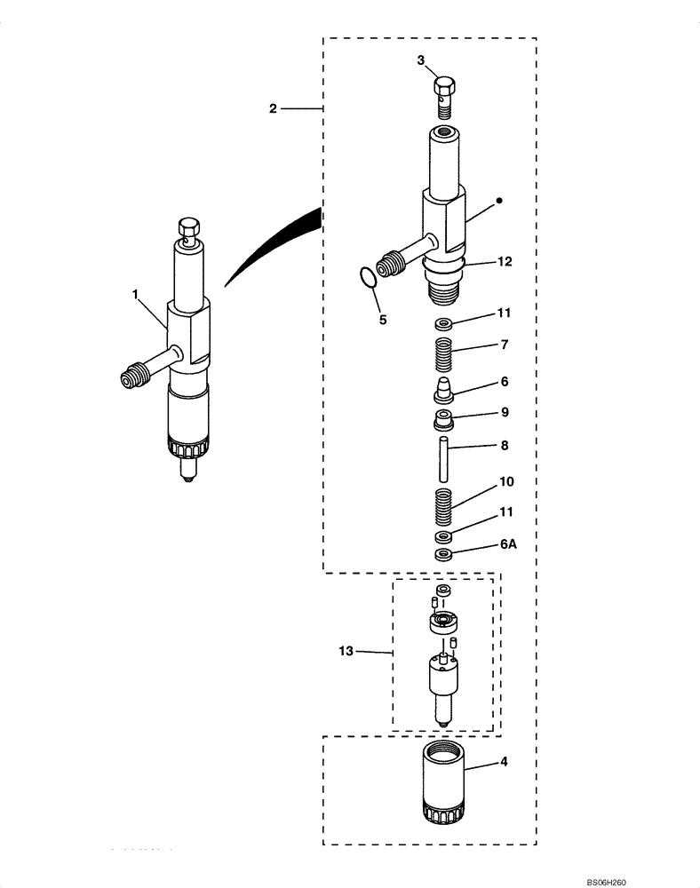 Схема запчастей Case CX210N - (03-11) - INJECTOR (03) - FUEL SYSTEM