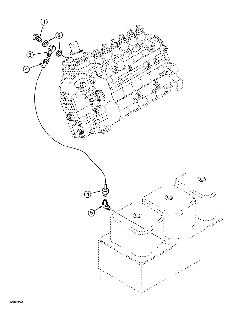 Схема запчастей Case 621B - (3-11C) - ANEROID SYSTEM, 6T-590 EMISSIONS CERTIFIED ENGINE, LOADER P.I.N. JEE0053350 AND AFTER (03) - FUEL SYSTEM