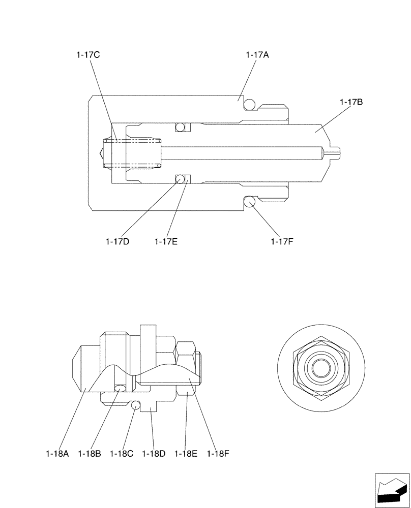 Схема запчастей Case CX50B - (01-023[14]) - VALVE INSTAL (35) - HYDRAULIC SYSTEMS