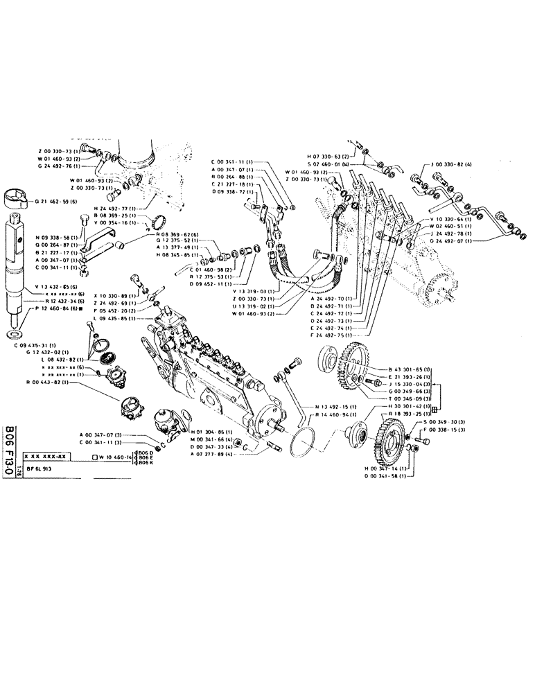Схема запчастей Case 115CL - (030) - NO DESCRIPTION PROVIDED 