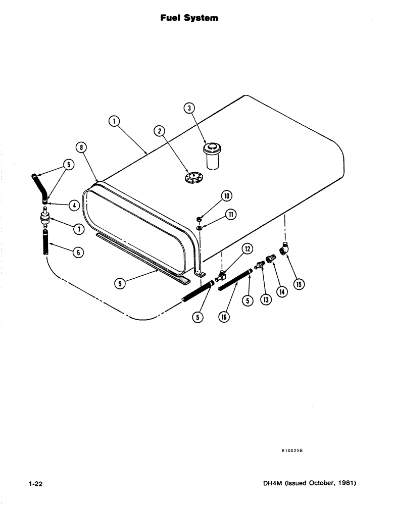 Схема запчастей Case DH4B - (1-22) - FUEL SYSTEM - 2.1 LITRE DIESEL ENGINE (10) - ENGINE