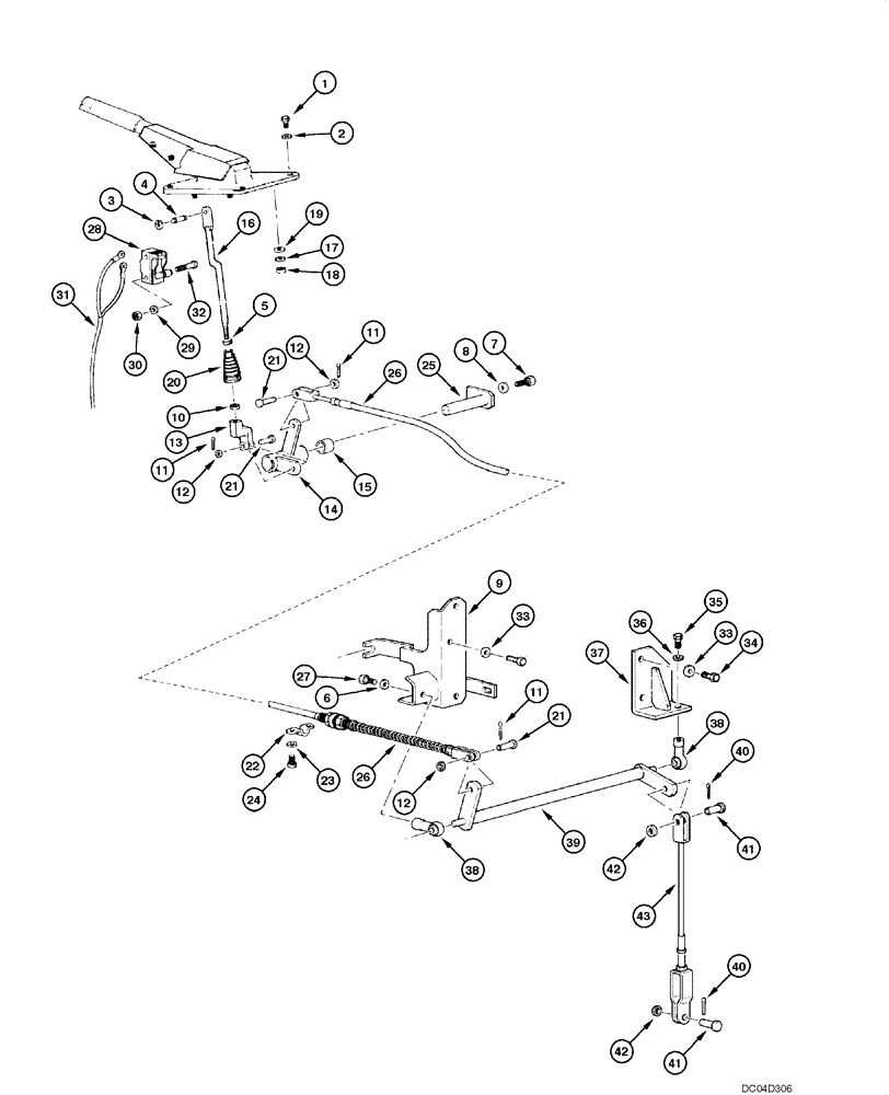 Схема запчастей Case 865 - (07.01[00]) - PARKING BRAKE ASSEMBLY (07) - BRAKES
